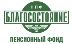 Логотип НПФ БЛАГОСОСТОЯНИЕ в 2021 году